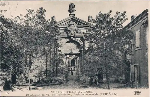 Villeneuve-lès-Avignon Chartreuse du Val de Benediction, Porte 1922 