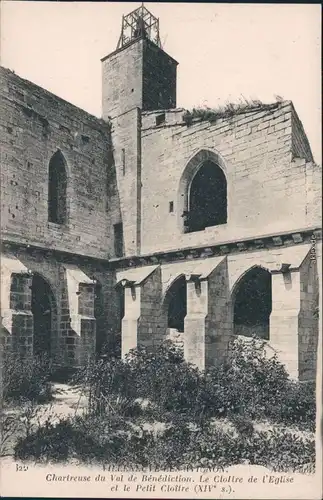 Ansichtskarte Villeneuve-lès-Avignon Am Benedikter Kloster 1923 