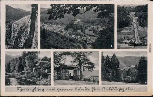 Schwarzburg Blankenburg - Steilklippen, Schwarzburg -   1956