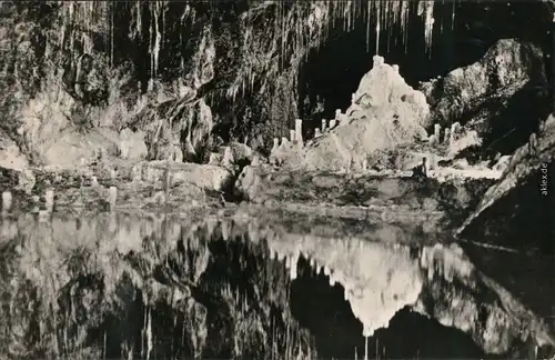 Ansichtskarte Saalfeld (Saale) Feengrotten - Gralsburg 1967