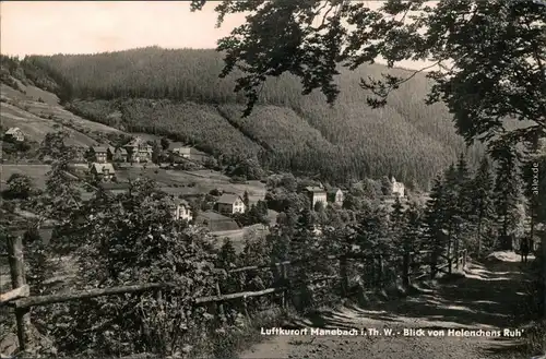 Ansichtskarte Manebach-Ilmenau Panoramablick 1966