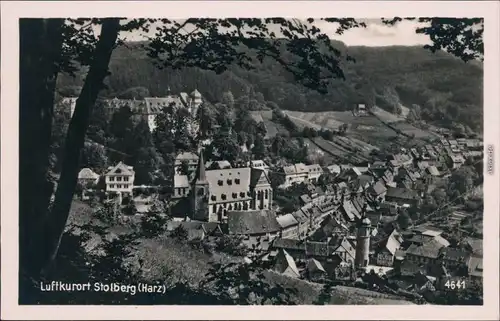 Ansichtskarte Stolberg (Harz) Panorama-Ansicht 1942