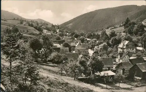 Ansichtskarte Bockschmiede-Döschnitz Panoramablick 1965