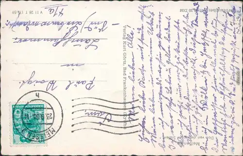 Ansichtskarte Meißen Dom 1960