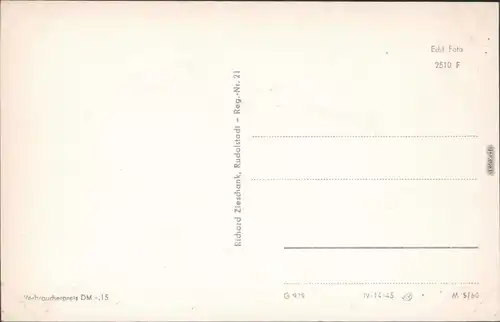 Friedrichroda Überblick, Kirche, Spirngbrunnen im Park uvm. 1960