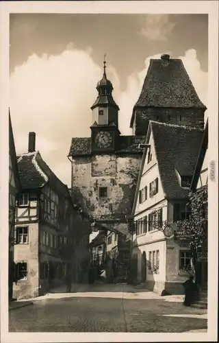 Ansichtskarte Rothenburg ob der Tauber Markusturm 1930