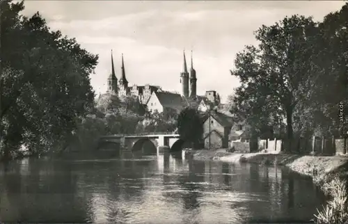 Ansichtskarte Ansichtskarte Merseburg Saale mit Schloss 1959