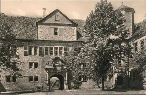 Ansichtskarte Ansichtskarte Schmalkalden Schloß Wilhelmsburg - Innenhof 1962