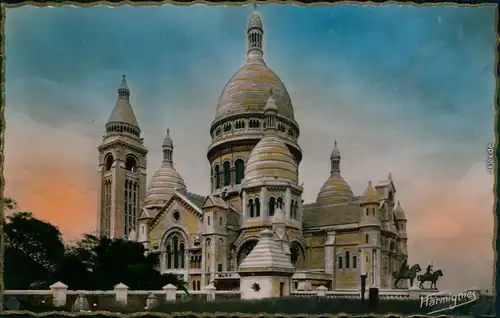 Ansichtskarte Paris Basilique du  Sacré-Cœur (Basilika  Sacre-Coeur) 1965