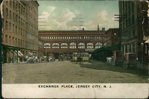 Ansichtskarte Jersey City Exchange Place 194 