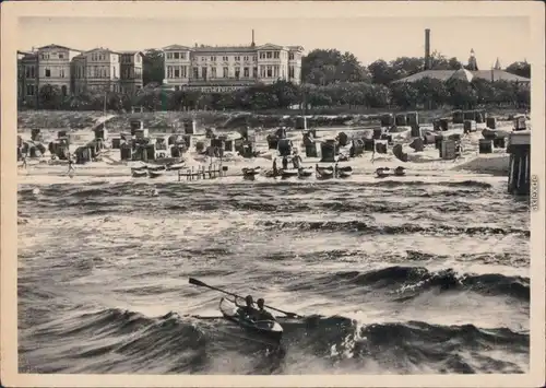 Ansichtskarte Zinnowitz Partie an der Seebrücke 1951