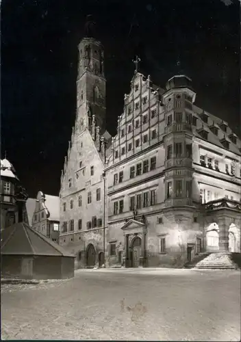 Ansichtskarte Ansichtskarte Rothenburg ob der Tauber Rathaus 1969