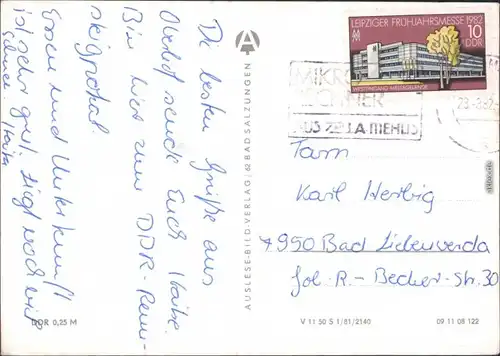 Oberhof (Thüringen) FDGB-Heim Fritz, Interhotel  FDGB-Heim Dimitroff 1982