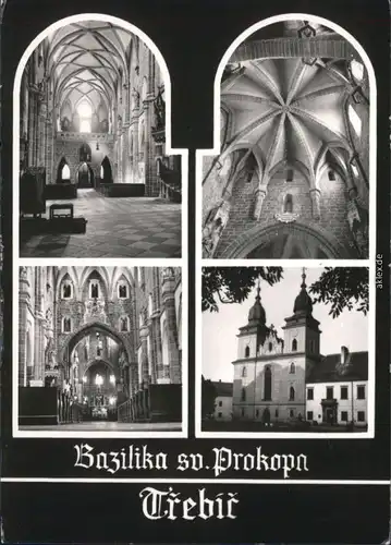 Ansichtskarte Trebitsch Třebíč Bazilika sv. Prokopa 1979