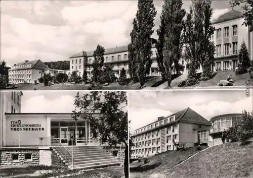 Ansichtskarte Tabarz/Thüringer Wald FDGB- Erholungsheim "Theo Neubauer" 1972