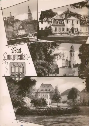 Bad Langensalza Storchennest, Kulturhaus, Drei-Türme-Blick, Schwefelbad 1966