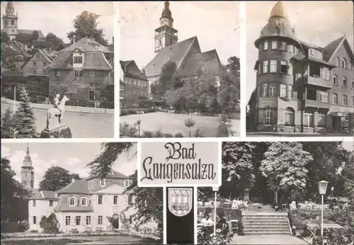 Bad Langensalza Bergkirche, Platz der DSF, Kurverwaltung, Klubhaus 1970