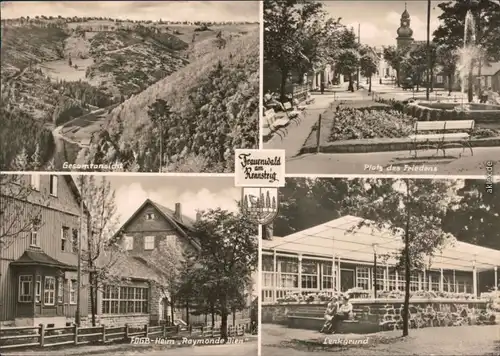 Frauenwald  Platz des Friedens, FDGB-Heim "Raymonde Dien", Lenkgrund 1970