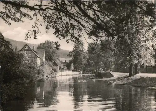 Ansichtskarte Stadtlengsfeld Partie an der Feld 1974