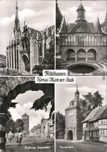 Mühlhausen (Thüringen) Marienkirche, Popperoder Quelle, Äußeres Frauentor 1980