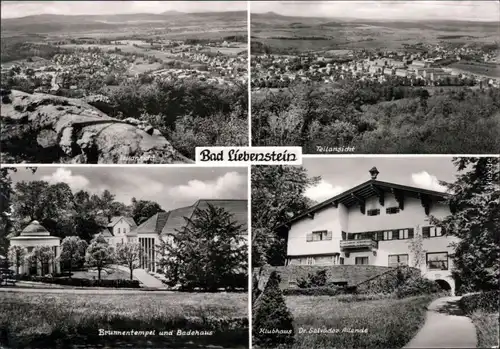 Bad Liebenstein  Brunnentempel und Badehaus, Klubhaus Dr. Salvador Allende 1978