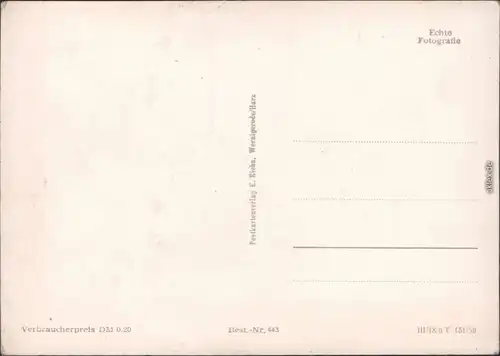 Ansichtskarte Ansichtskarte Wernigerode Rathaus 1973 