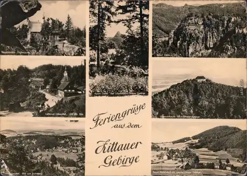 Zittau Zittauer Gebirge: Töpferbaude, Lückendorf, Breiteberg,  1960