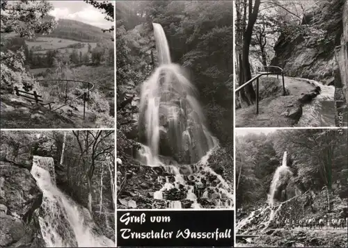 Ansichtskarte Brotterode-Trusetal Trusetaler Wasserfall 1979