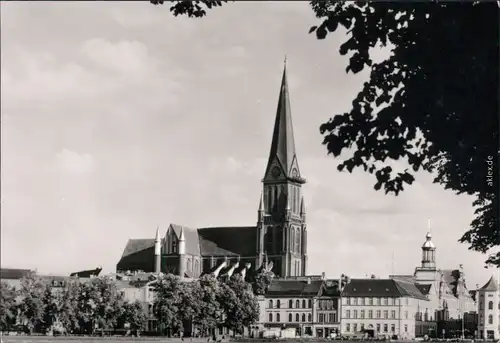 Ansichtskarte Schwerin Dom 1981