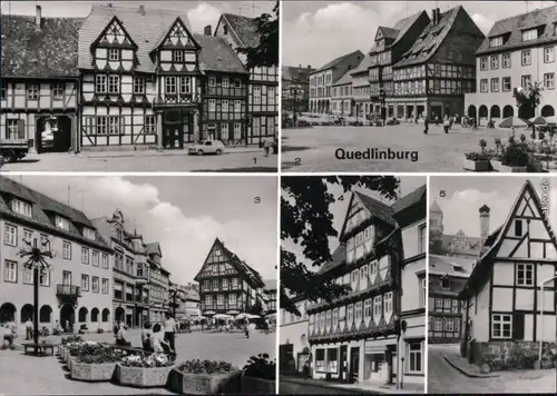 Quedlinburg Klopstockhaus Markt Schneemelcherhaus Marktstraße Finkenherd 1979