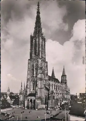 Ansichtskarte Ulm a. d. Donau Ulmer Münster 1956