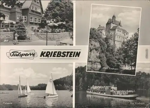 Lauenhain Mittweida Talsperre Kriebstein /   Boot 1965