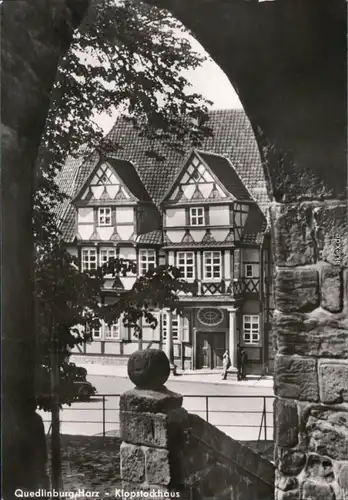 Ansichtskarte Quedlinburg Klopstockhaus 1978