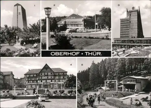 Oberhof (Thüringen) FDGB-Erholungsheim, Gaststätte, Interhotel 1976