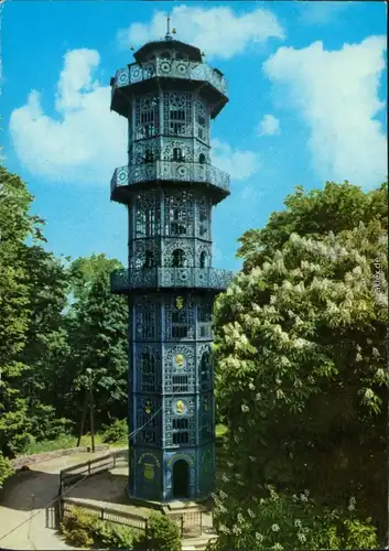 Ansichtskarte  Löbau Aussichtsturm auf dem Löbauer Berg g1985