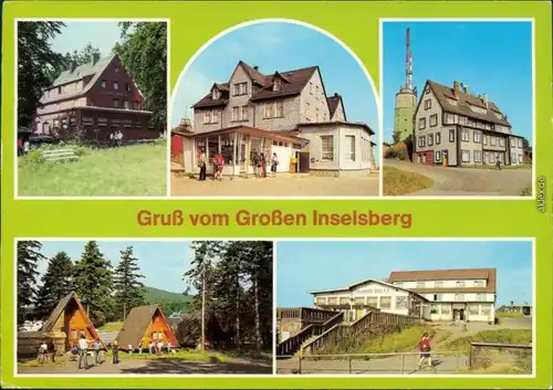 Brotterode Großer Inselberg / Inselsberg: Ferienheim,  Berggasthof Stöhr g1986