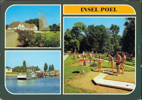 Poel Ortsteil Kirchdorf - Wismarsche Straße Timmendorf - Minigolfanlage g1984