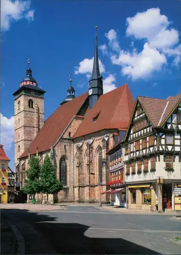 Ansichtskarte Schmalkalden Stadtkirche St. Georg 1995