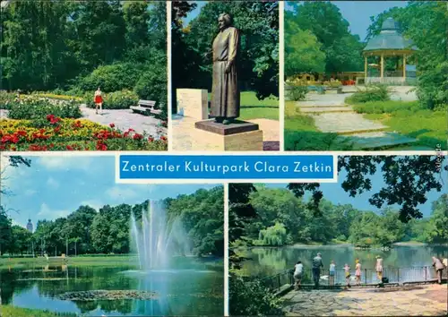 Ansichtskarte Leipzig Kulturpark Clara Zetkin xxx  1969