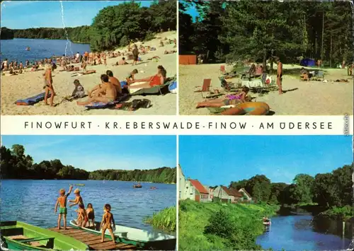 Ansichtskarte Finowfurt-Schorfheide bis 1929 Schöpfurth See, Strand 1980