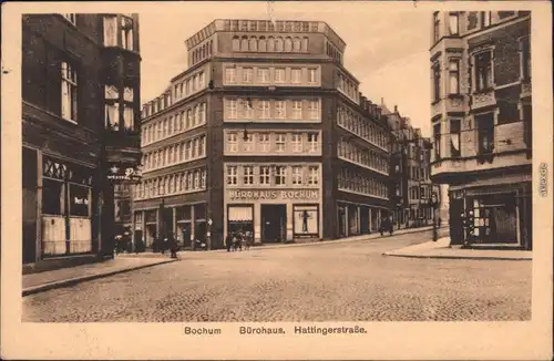 Ansichtskarte Ansichtskarte Bochum Bürohaus - Hattingerstraße 1929 