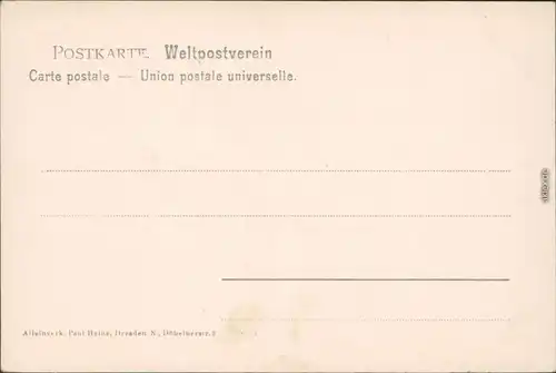 Ansichtskarte Äußere Neustadt-Dresden Ensemble - Alt-Heidelberg 1912 