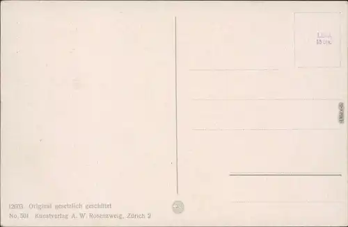 Ansichtskarte _Schweiz Allgemein Briefmarken Schweiz - Liebespaar 1918 