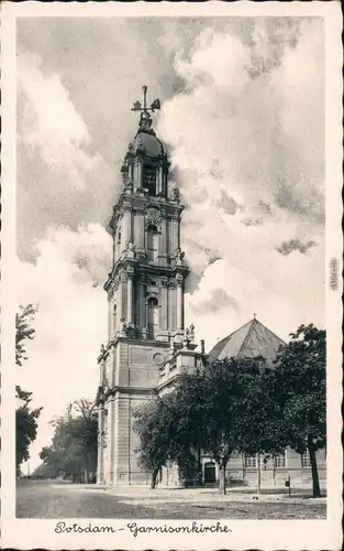 Ansichtskarte Potsdam Straßen - Garnisionskirche 1939 