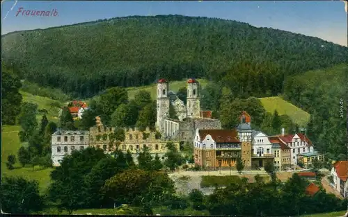 Ansichtskarte Bad Herrenalb Blick auf die Stadt 1926 