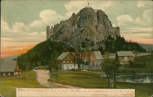 Tollenstein Sankt Georgenthal Rozhled Jiřetín pod Jedlovou Straße  1908