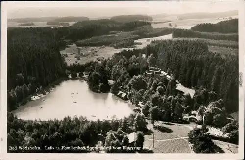 Ansichtskarte Ansichtskarte Bad Wörishofen Luftbild Sonnenbüchl 1933 