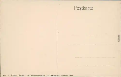 Ansichtskarte Oybin Blick auf Industrieanlagen von der Teufelsmühle 1909 
