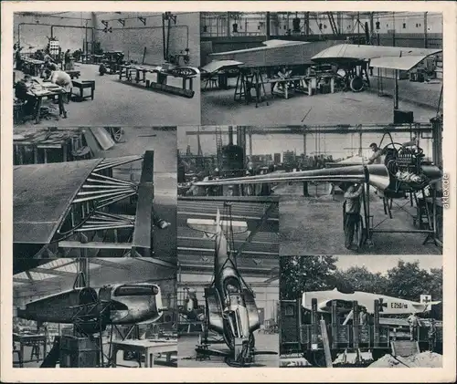  Einzelbilder - Herstellung der ersten Ganzmetall Flugzeuge  - Junkers 1933