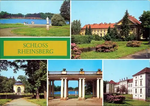 Rheinsberg Schloss - Grienericksee, Kavalliershaus, Pavillon im  (Schloss) 1984